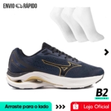 Tênis Mizuno Wave Vitality 6 Masculino + 3 Pares de Meias