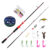 Vara De Pesca Carretilha 1,68m e Iscas Artificiais 18pcs