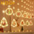 Luzes de Natal Cordão De Luzes 110v De Cobre Para Decoração De Natal Cascata de Estrelas LED-O3