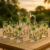 Jarra com 6 Copos Wolff Palm Tree em Cristal Handpaint Conjunto Premium
