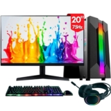 Computador Gamer completo 2Eletro Chroma, Intel Core i5, 8GB, SSD 256GB, Monitor 20″ – PG2E-1008CH