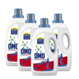 Sabão Líquido Omo Lava Roupa Lavagem Perfeita 3L – Embalagem com 4 Unidades