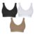Kit 03 Tops Hanes Alças Largas Sem Costura 5762