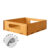 Bandeja MDF Cru Lisa com Alça 20×15 | Kit 10 Ideal para Artesanato