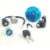 CHAVE IGNICAO COMPLETA KIT TAMPA TANQUE TRAVA CAPACETE TRAVA GUIDAO PINO LATERAL E CONTATO TITAN KS ES KES FAN 125 02-08