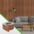 Painel Ripado Autocolante de EVA Meu Rodapé Linha Urban Bronze 10cm | Envio FULL