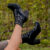 Bota Coturno Salto Grosso Moda Feminino Tratorado Blogueira