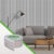 Painel Ripado Laminado de EVA | 10cm de Largura | Cor Branco texturizado| Linha Urban