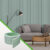 Painel Ripado Laminado EVA Linha Play Plus Verde – Meu Rodapé | Aplique Você Mesmo