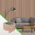 Painel Ripado Laminado EVA Cor Creme Linha Play Plus – Instalação Fácil | Parede Decorativa
