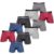 Kit 10 Cuecas Plus Size Box Boxer Lisa Microfibra Scalevo