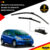 Par de Palhetas para Limpador de Parabrisa Dianteiro para Honda New Fit 2009 Até 2014