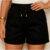 Short Feminino Sem Bolso Com Ponteira Linho Rustico Premium