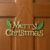 Enfeite Letreiro Feliz Natal Decoração Dourado Brilhante Elegante Luxo Merry Christmas TOMIX