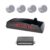 SENSOR ESTACIONAMENTO SEGURANÇA TECH ONE 12V VISOR LED BRANCO PEROLADO