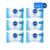 KIT NIVEA Sabonete Em Barra Hidratante Leite 85g – 6 Unidades