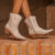 Bota Texana Feminina Western Salto Grosso Bico Fino Lazzlu