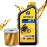 Kit Troca de Óleo para Suzuki Yes 125 / Intruder Ipiranga 20W50 Mineral + Filtro Vedamotors