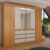 Guarda-Roupa Casal Luxúria 4 Portas 6 Gavetas com Espelho – Panorama Móveis