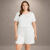 Conjunto Feminino Plus Size M ao G10 Blusa/Shorts Malha Viscolycra com Pedrarias Douradas MALHAS ITA