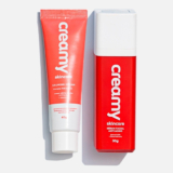 Kit Creamy Skincare Duo Anti-Idade – Sérum Anti idade – Retinal + Gel Creme Hidratante Facial Calming Cream