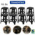 Kit Jogo com 8 Banquetas Plásticas Resistente Niterói Bancos Para Bar Tramontina