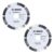 Kit 2 Discos Diamantado Segmentado Bosch 110mmx20mm Standard
