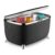 Mini Geladeira Preta Skincare Fridge 6l Portátil Multifuncional Bivolt Multi Care