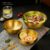 Tigela de salada multiuso em aço inoxidável dourado