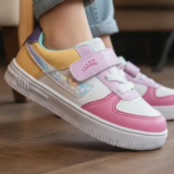 Tênis Infantil Ortopasso Force One Menina Feminino Sola Reta Fashion Macio Confortável Conforto
