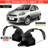 Par/Un Parabarro Dianteiro Nissan March 2011 2012 2013 2014 1° Linha Asa Urubu Casca Ovo Novo