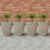 Kit 04 Vasos para Plantas Flor Jardim Varanda Casa em Polietileno Diamante 3D N2 com pratpo