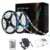 Fita 5M 10M metros Led 2835 Rgb LED Controle Remoto Com Fonte IP65 IP20 decoração colorida natal