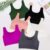 Jcolour Kit 2 Sutia Top Colete Esportivo Sem Costura Confortável Com Bojo Regata Casual Cor Sortidas