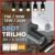 3M Trilho + 6 Spot LED 20W 15W 10W 7W Eletrificado + Trilho + Conector Preto e Branco Luz Fria, Neutra e Quente Bivolt