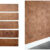 Kit 52 Placas 3D Autoadesivo Brick Pedra Flexível Autocolante 28cm x 7cm- 1M2 Cor Cotto