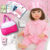 Boneca Bebê Reborn Silicone Bebe Barata Realista 100% Vinil siliconado +  itens