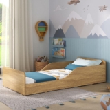 Cama Infantil Montessoriana para Colchão 70x150cm 100% MDF Suspiro Multimóveis BB2379