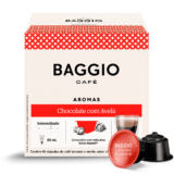 Baggio Café Cápsulas Aroma Chocolate com Avelã Compatível Com Máquinas Dolce Gusto 10 Cápsulas