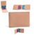 Kits de Porta cartão feminino masculino slim carteira feminina presente