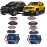 Kit Pastilha Freio Diant Tras Jeep Renegade 2015 2016 Bosch