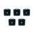Kit De 05 Máquina P/montar Relógio De Parede Preto – Preto – Preto