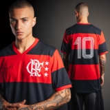 Camisa Flamengo Zico Retrô Libertadores Oficial