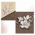 Kit 2 Grampos Flor Pérola Enfeite para Noiva – Arranjo Floral Elegante Casamento Daminha Florista
