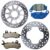 Discos de Freio Nxr 160 Bros Combi Brake 2018 A 2023 + Pastilhas