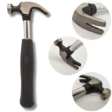 Martelo Unha Cabo Metal Emborrachado Hobby Profissional Vários Tamanhos A Escolha Multiuso