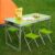 Conjunto Mesa Dobrável 120cm de Alumínio para Camping com 4 Banquetas Portáteis JOYFOX