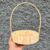 Kit 10 Cesta Fraldeira Madeira 22cm Redonda