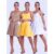 Kit 3 Vestidos Feminino Plissado Godê Moda Feminina