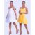 Kit 2 Vestidos Godê Moda Feminina Vestido Liso